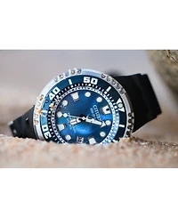 Citizen Men's Promaster Dive Black BENEBiOL Pu Strap Watch 46mm