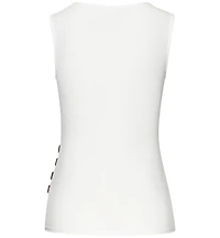 Lascana Women's Side Button Wrap Look Top