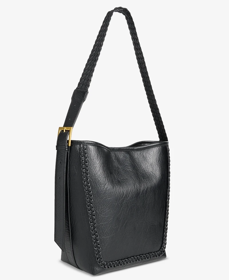 Style & Co Braided-Edge Soft Bucket Bag, Macy's Exclusive