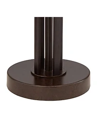 Franklin Iron Works Andes 27 1/2" Tall Industrial Table Lamps Set of 2 Pull Chain Oil Rubbed Bronze Metal Double Shade