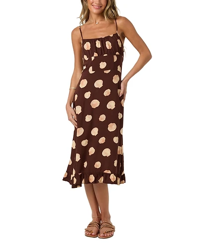 O'Neill Women's Jorgie Camila Adjustable-Strap Midi Dress