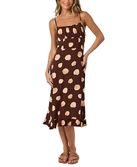 O'Neill Women's Jorgie Camila Adjustable-Strap Midi Dress