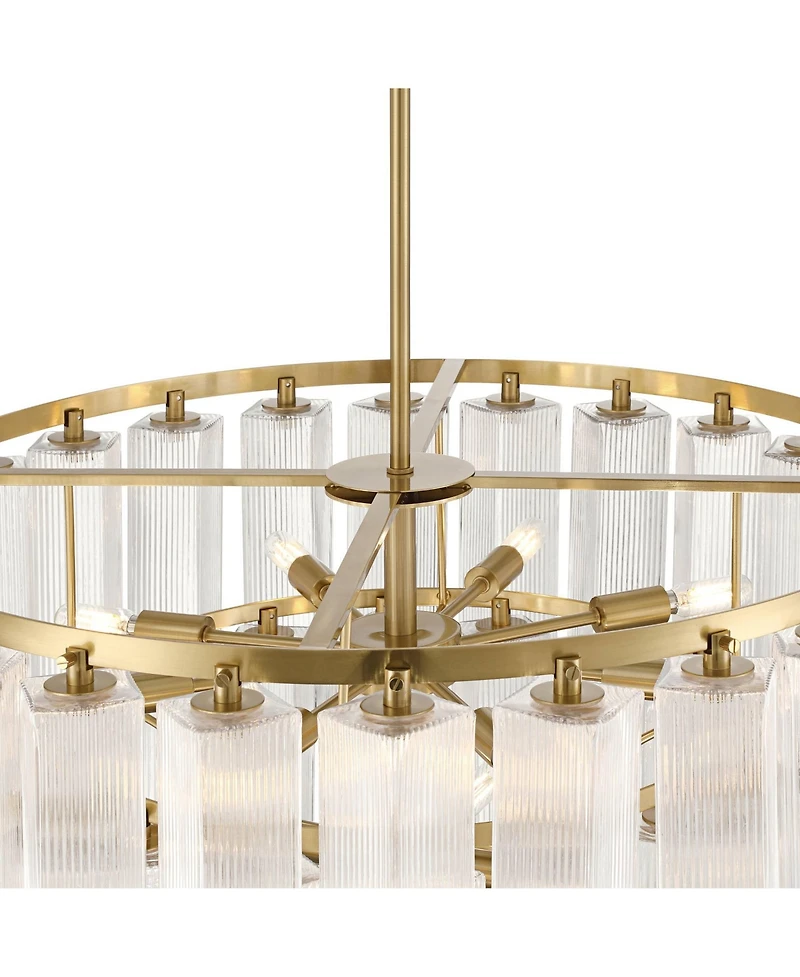 Possini Euro Design Marcie 31" Wide Soft 3-Tier Chandelier