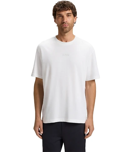 Boss by Hugo Men's Premium Cotton Jersey Relaxed-Fit T-Shirt