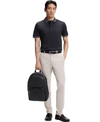 Boss by Hugo Men's Mercerized-Cotton Slim-Fit Polo Shirt