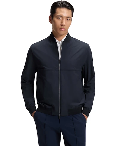 Boss by Hugo Men's Micro-Patterned Stretch Slim-Fit Jacket
