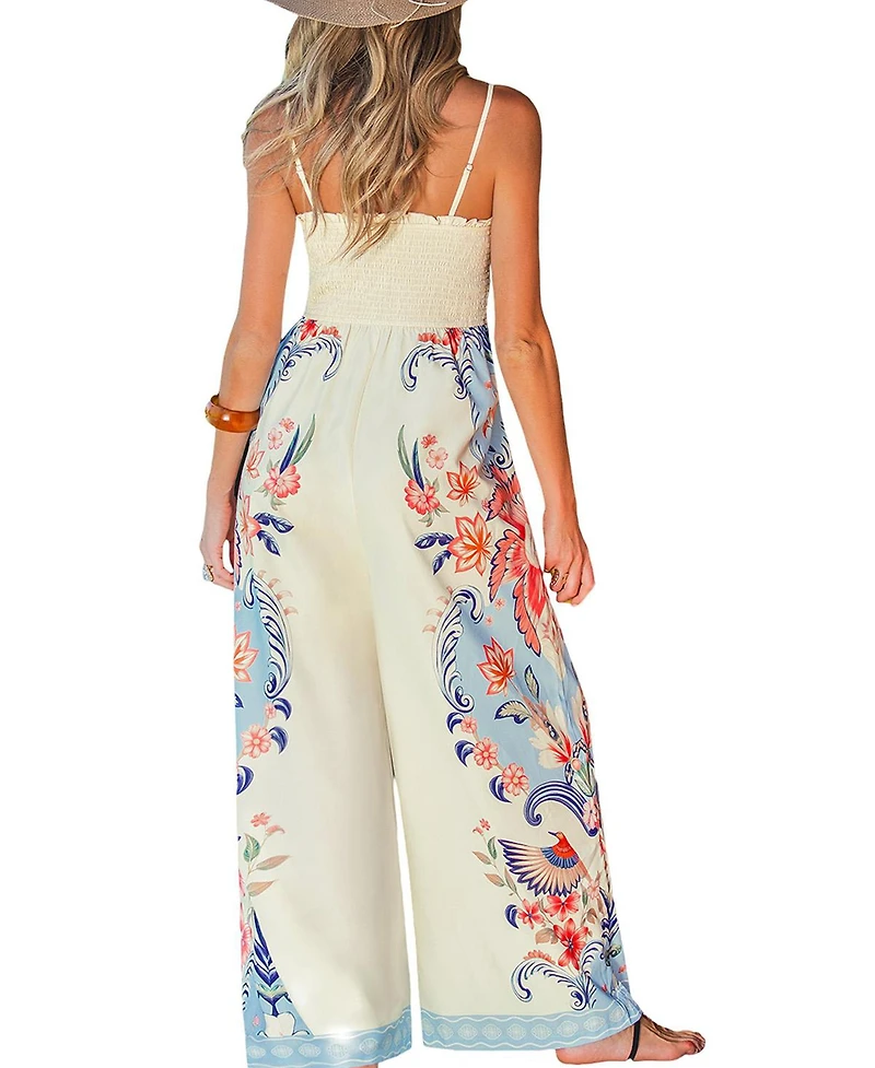 Cupshe Women's Grand Gesture Tropical Jumpsuit
