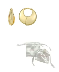 Adornia Gold Louvre Purse Hoop Earrings