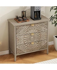 3 Drawers Nightstand Storage Cabinet with Drawers Bedside Table End Table Chest of Drawers Bedroom Closet Dressers
