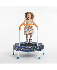 Zeny Toddler Trampoline for Kids 1 Year Plus with Handle, Baby Gifts Boys and Girls, Indoor Outdoor