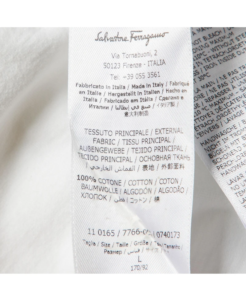 Pre-Owned Salvatore Ferragamo Women's Cotton Top