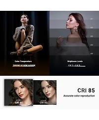 Neewer CRI85 Camera and Photo Accessory with 5W, 3600mAh, CRI85
