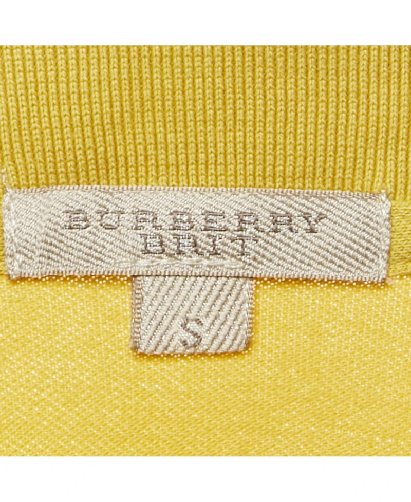 Pre-Owned Burberry Women's Burberry Brit Embellished Logo Long-Sleeve Polo Shirt