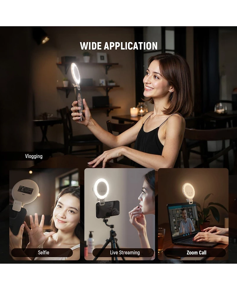 Neewer NR5 Ring Light with 3W, 600mAh, CRI80 for select iPhone models