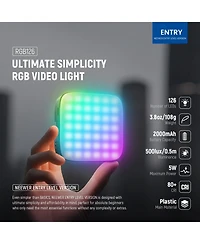 Neewer RGB126 Led Video Light with 126 LEDs, 2000mAh, 9000K