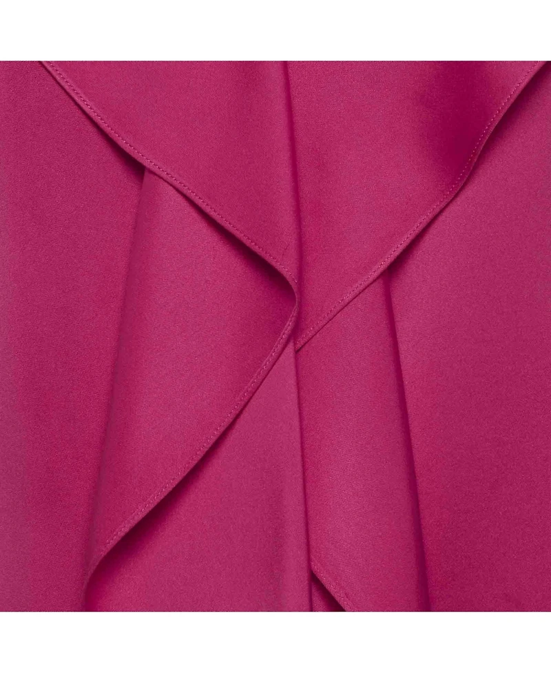 Pre-Owned Alexander Mcqueen Women's Ruffled Satin Silk Blouse