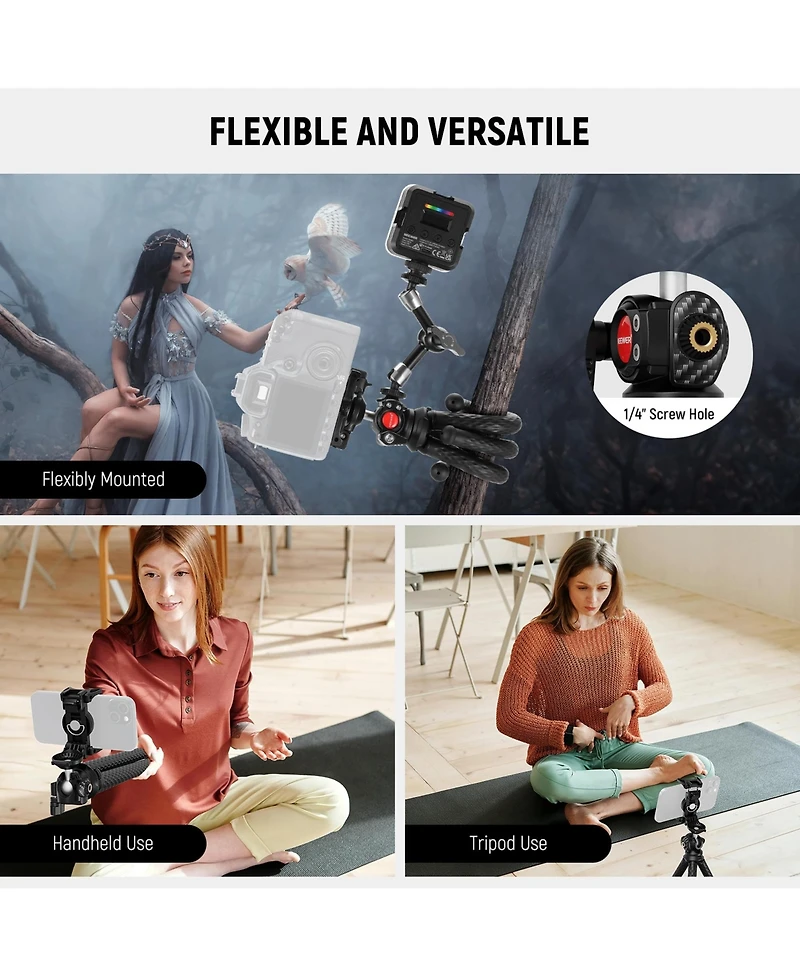 Neewer TP34 Camera Tripod with 4.4lb for select iPhone models