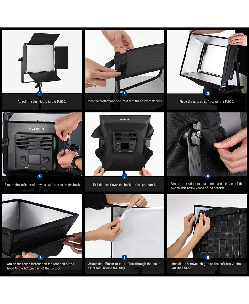Neewer NS6S Softbox with 15.4", Rgb