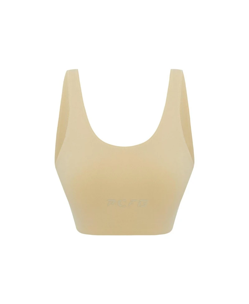 Pcfg Women's Cotton-Blend Wire-Free Yoga Bra