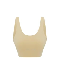 Pcfg Women's Cotton-Blend Wire-Free Yoga Bra