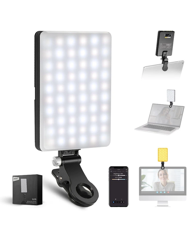 Neewer VL67B Led Video Light with 2000mAh, Bi Color for select iPhone models