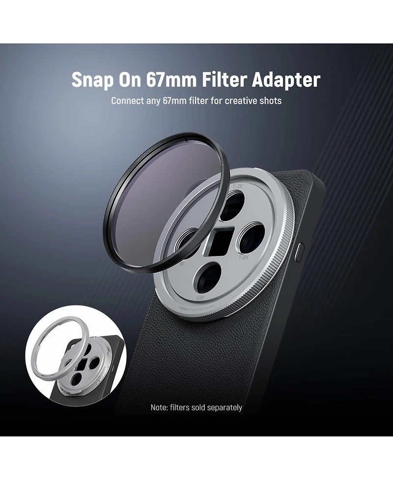 Neewer PA120 Camera Lens Accessory for Oppo Find X8 Pro