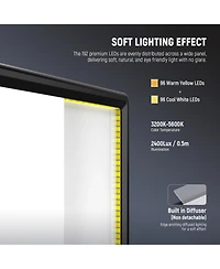 Neewer Nl-192B Led Video Light with 2400Lux, 8000mAh, 5600K