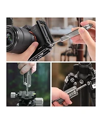 Neewer UA048S Camera Tripod with 10 in for SmallRig Camera Cage Rig Tripod Qr Plate
