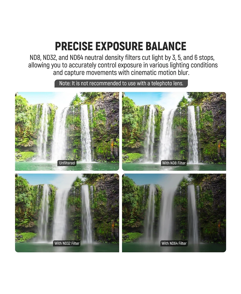 Neewer ND8 Camera Lens Accessory with ND8
