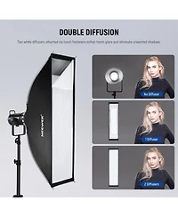 Neewer NS17S Softbox with 12" for Godox Aputure 120d Video Lights Q4 Studio Flash