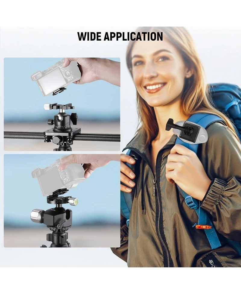 Neewer UA078 Camera Tripod for Dji Rs Series Gimbal Stabilizer Action Camera Phone