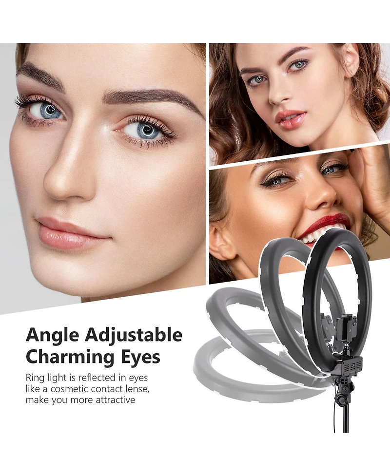 Neewer Ring Light with 55W, 240 LEDs, 5500K for Camera and Smartphones : Electronics