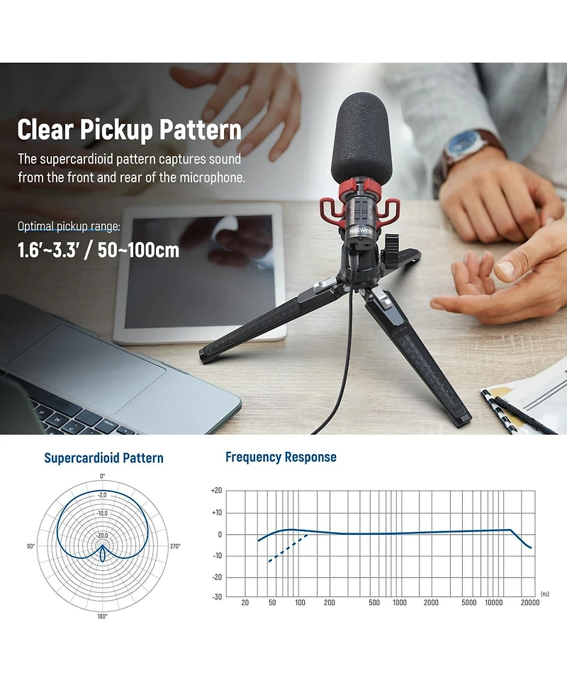 Neewer VM11 Microphone for select iPhone and Android mobile devices