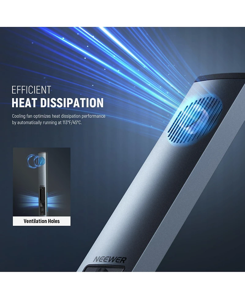 Neewer BH20B Led Video Light with 40W, 3200K-5600K, CRI97