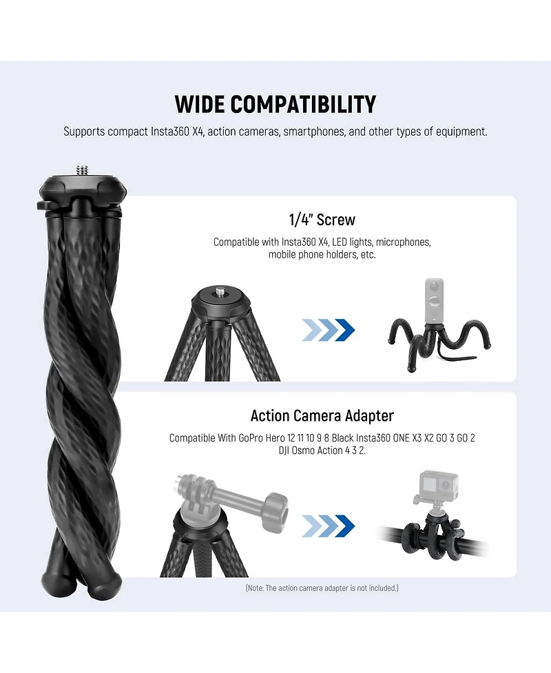 Neewer TP33 Camera Tripod for select iPhone and Android mobile devices
