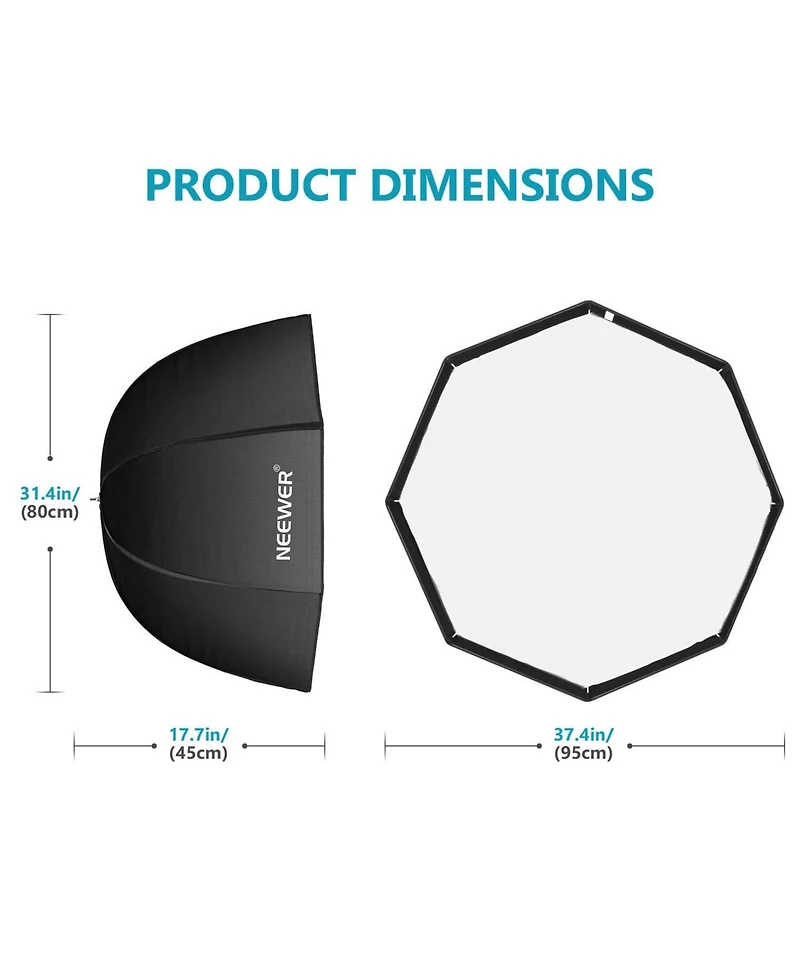 Neewer Softbox with 37.5inches for Speedlite