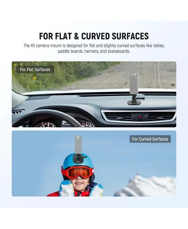Neewer CA159 Camera Mounting Accessory for select GoPro, Dji and Insta360 action cameras
