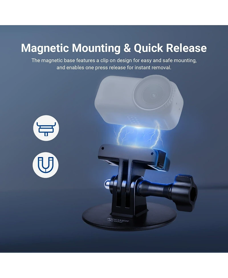 Neewer AC058 Camera Mounting Accessory for Dji Osmo Nano/Osmo 360/Action 6 5 Pro 4