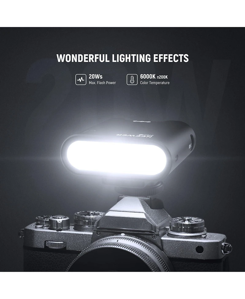 Neewer Z160 Camera Flash with 20Ws, 1200mAh for select Canon, Nikon and Sony cameras