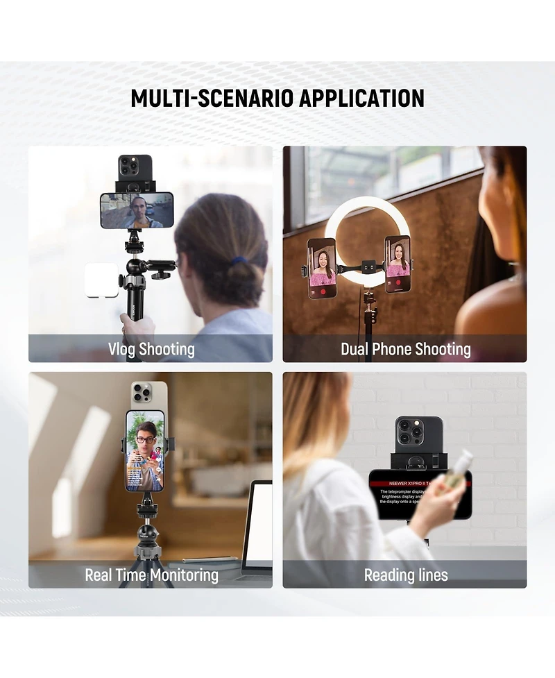 Neewer Sp-08 Camera Tripod for select iPhone and Android mobile devices