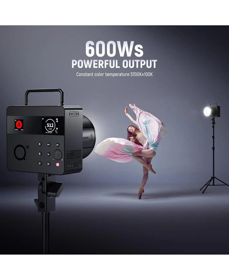 Neewer Camera and Photo Accessory with 600Ws, 3000mAh, 30W for Godox