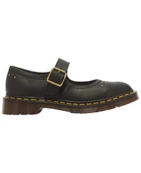 Dr. Martens Women's Mary Jane Flower Crazy Almond Toe Flats