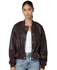 Blank Nyc Women's Overdrive Collarless Peplum Jacket
