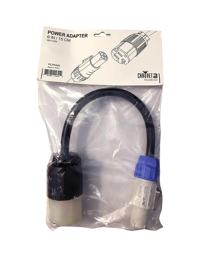 Chauvet Dj PowerKon to Edison Adapter Cable