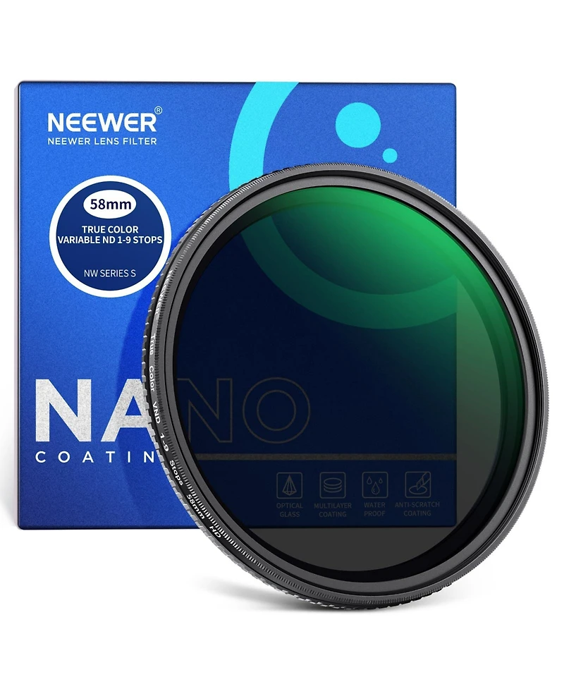 Neewer ND2-ND400 Camera Lens Accessory with ND2, ND400