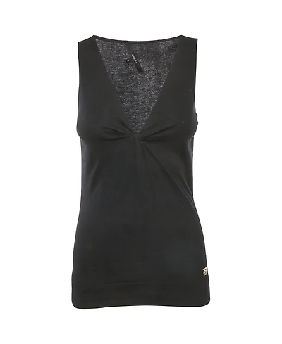 Pre-Owned Gucci Women's V-Neck Twist-Front Sleeveless Top