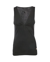 Pre-Owned Gucci Women's V-Neck Twist-Front Sleeveless Top