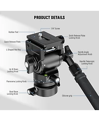 Neewer GM35 Camera Tripod with 11lb, 5kg
