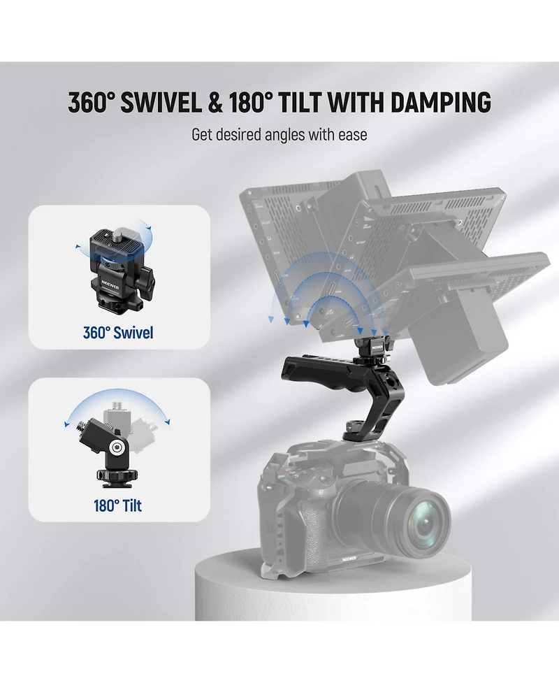 Neewer CA007 Camera Mounting Accessory with 22lb for 5" and 7" Field Monitor