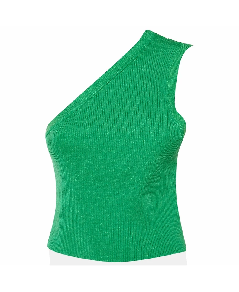 Pre-Owned Jacquemus Women's La Maille Ascu One-Shoulder Linen Knit Top